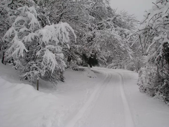 nieve en la sierra de huelva
